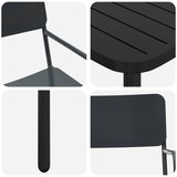  Blagovaonski set 9 kom. Antracit Čelik | shoptok.hr