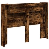  Uzglavlje S LED lampica Dimljeni hrast 140 x 16 5 x 103 5 cm | shoptok.hr