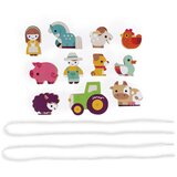 Janod drvene figurice na konopcima farm | shoptok.hr