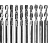 TwoTrees 2 Flute Flat Head End Mills - Set of 10, 3.175 mm | Eponuda.com