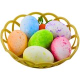  Easter Decorations In Basket Eggs Carrot Colorful 7pcs | shoptok.hr