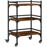  Kuhinjska kolica boja hrasta 50x35x75,5 cm konstruirano drvo | shoptok.hr