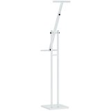  Stalci za sajmove 2 pcs Bijelo 26.5 x 26.5 x 127 cm Željezo Slike