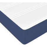  Krevet s oprugama i madracem plavi 200 x 200 cm od tkanine | shoptok.hr