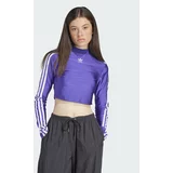Adidas Bluza 3-Stripes IR8133 Vijolična Slim Fit