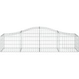  Lučne gabionske košare 9 kom 200x50x40/60 cm pocinčano željezo | shoptok.hr