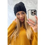 Kesi Cap with fleece Agnieszka K239 black | shoptok.hr