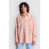 Rvca AF Elements Srajca dusty pink Cene