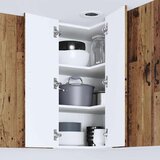 vidaXL zidni kuhinjski ormarić s policom staro drvo 57 x 57 x 80 cm | shoptok.hr