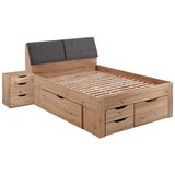 Mömax Postelja Maxi, S Predali, Hrast, 140x200 | Shoptok.si