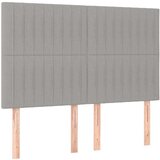  Box spring s madracem LED svjetlosivi 140x190 cm tkanina | shoptok.hr
