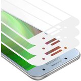 Cadorabo 3x Celozaslonska zaščitna folija, združljiva z Samsung Galaxy A3 2017 - Zaščitna folija v transparentno z belo - 3-pack Kaljeno steklo za zaščito zaslona s trdoto 9H in 3D dotikom, (20547897) Cene
