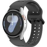INF pašček za samsung galaxy watch 7/6/5/4/FE z dvojnim zapiranjem na gumb darkgrey, (21838244) | Shoptok.si