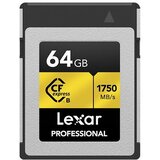 Lexar CFexpress 64GB Type B card, 1750MB/s read 1000MB/s write | shoptok.hr
