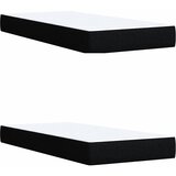  Krevet s oprugama i madracem crni 200x200 cm od tkanine | shoptok.hr