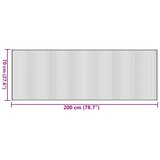  Pravokutni tepih crni 70x200 cm bambus | Shoptok.si