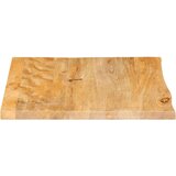 vidaXL Mizna plošča z naravnim robom 80x80x3,8 cm trden mangov les, (21410879) | Shoptok.si