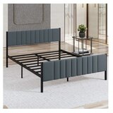Hanah home Francuski krevet Lotus, 120x88x200 cm, Antracit | Eponuda.ba
