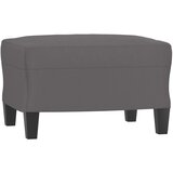 vidaXL Stolček za noge siv 60x50x41 cm umetno usnje, (20767186) | Shoptok.si