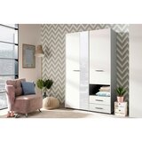 Mömax omara za oblačila leon, bela, š. 128 cm | Shoptok.si