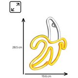 Manta LED svjetleća oznaka Banana 28.5x19.6 cm SNL01WH | shoptok.hr