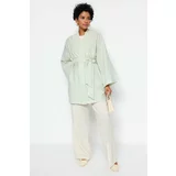 Trendyol Kimono & Kaftan - Green - Relaxed fit