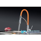  Kuhinjska armatura EYN KC46919 | Črna kuhinjska armatura - Oranžna Cene