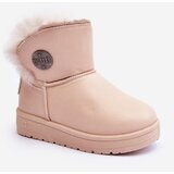 Big Star Children's snow boots insulated with fur Beige Big Star Cene