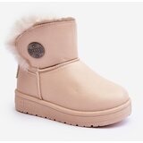 Big Star Children's snow boots insulated with fur Beige Cene