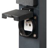 Kanlux 36586 - Spoljni stub sa utičnicama NASTO 2Z Tip E 230V IP44 antracit | Eponuda.com