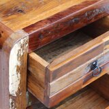  Nočna omarica trden predelan les 43x33x51 cm | Shoptok.si