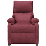  Naslonjač od tkanine crvena boja vina | shoptok.hr