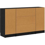  Kreveta s ladicama 3 pcs Crni hrast Konstruirano drvo | shoptok.hr