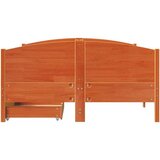 vidaXL Okvir kreveta bez madraca voštano smeđi 150x200 cm od borovine | shoptok.hr