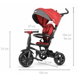 Qplay tricikl za decu Rito Star Red, 10m+