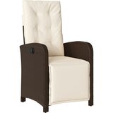  3-dijelni bistro set s jastucima smeđi od poliratana | shoptok.hr