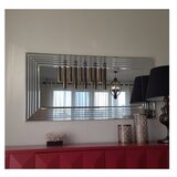 Hanah home Stensko ogledalo Mavon (Srebrna) | Shoptok.si