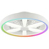 Lesnina XXXL Brilliant - LED RGBW plafonski ventilator sa svetlom GAIANO LED/48W/230V bela + daljinski upravljač | Eponuda.com