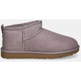 Ugg Škornji W CLASSIC ULTRA MINI Vijolična | Shoptok.si