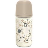 Suavinex Wonderland SX Pro Physiological Anti-Colic Glass steklenička za dojenčke M Medium Flow 3 m+ Liberty Cream 240 ml | Shoptok.si