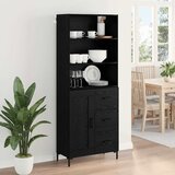  Highboard Crni hrast 69,5 x 34 x 180 cm Konstruirano drvo | shoptok.hr