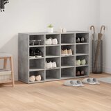  Ormar za cipele Beton siva 103 x 30 x 67 cm Konstruirano drvo | shoptok.hr