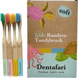 Dentafari Set dječjih četkica za zube od bambusa - 4 komada | shoptok.hr