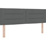  s opruga kutije Tamno siva 160 x 200 cm tkanina | shoptok.hr