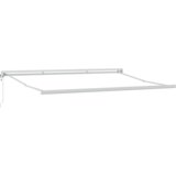  Retraktilna tenda Bež 400 × 300 cm Tkanina in kovina, (5000207013) | Shoptok.si