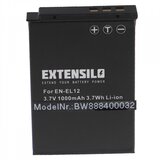  baterija EN-EL12 za nikon coolpix S620 / S640 / S1000 / S8000, 1000 mah Cene