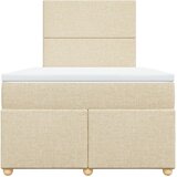  Krevet box spring s madracem krem 120 x 190 cm od tkanine | shoptok.hr