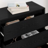  Kreveta Crni hrast 79 x 36 x 75.5 cm Konstruirano drvo | shoptok.hr
