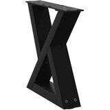  Noge za klub stolić 2 kom Crne 40 x (30-31,3) cm Čelik | shoptok.hr