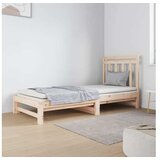 Dnevni ležaj na izvlačenje 2 x (90x190) cm od masivne borovine | shoptok.hr